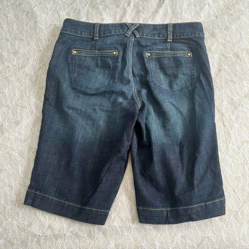 Tommy Hilfiger Bermuda Denim Shorts Size 8 - Picture 14 of 16